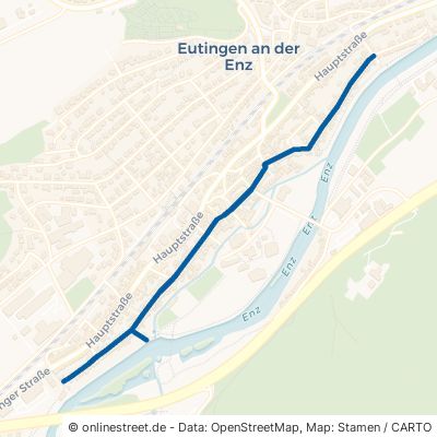 Enzstraße Pforzheim Eutingen 