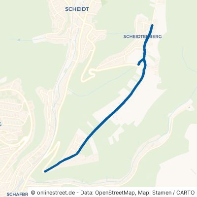 Höhenweg Saarbrücken Scheidt 