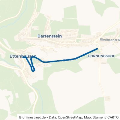 Bartensteiner Straße Schrozberg Ettenhausen 