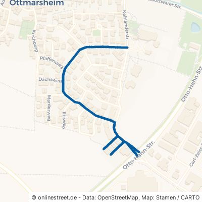 Kreuzäckerstraße Besigheim Ottmarsheim 
