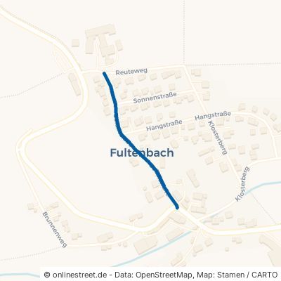 Gefällstraße Holzheim Fultenbach 
