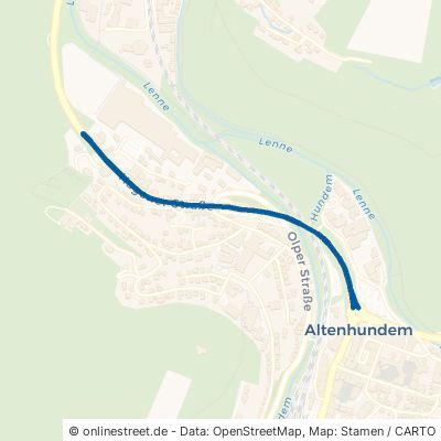 Hagener Straße Lennestadt Altenhundem 