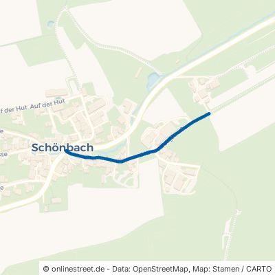 Hünenbergstraße Ebelsbach Schönbach Schönbach