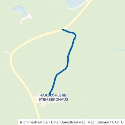 Alte Straße Oberharz am Brocken Hasselfelde 