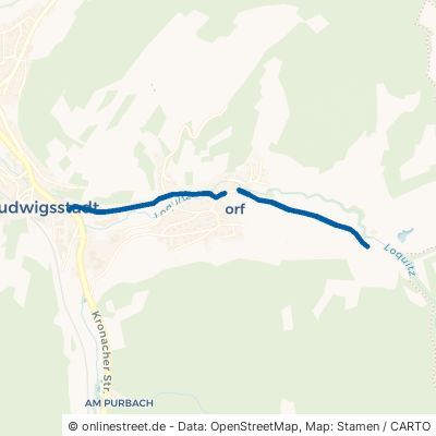 Lehestener Straße Ludwigsstadt Ottendorf 