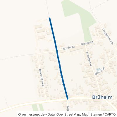 Behringer Weg Nessetal Brüheim 