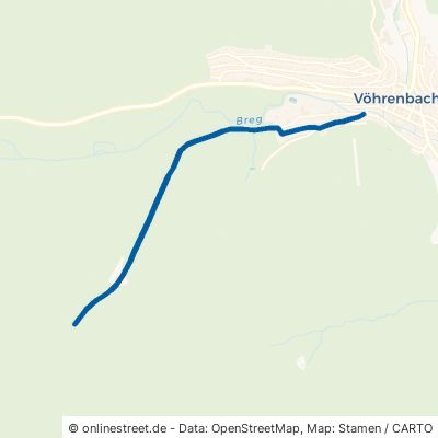 Ursbachweg 78147 Vöhrenbach Stadtgebiet 