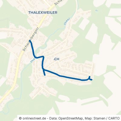 Dirminger Straße Lebach Thalexweiler 