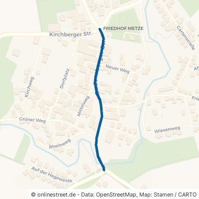 Gudensberger Straße 34305 Niedenstein Metze 