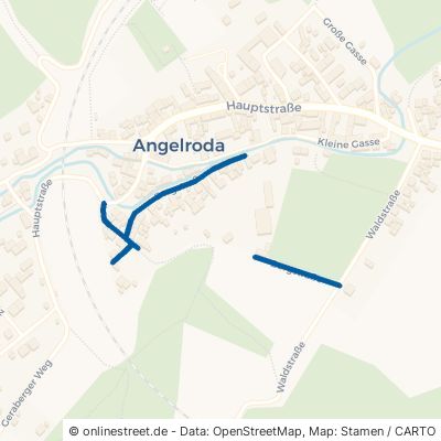 Bergstraße Angelroda 