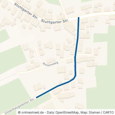 Ottenbronner Straße Bad Liebenzell Unterhaugstett 