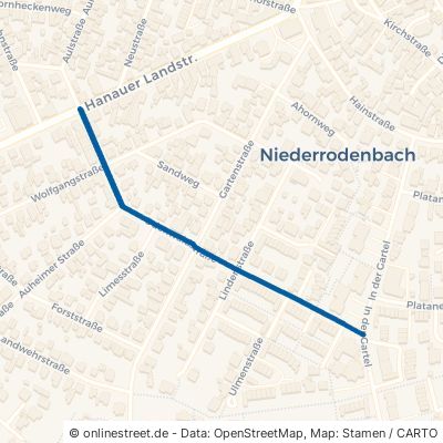 Odenwaldstraße Rodenbach Niederrodenbach 