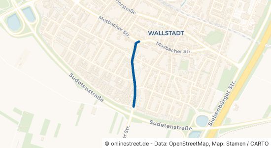 Osterburker Straße Mannheim Wallstadt 