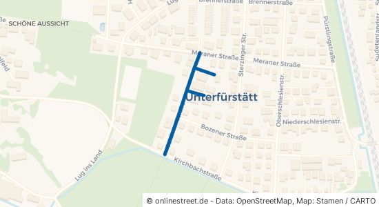 Salurner Straße Rosenheim Fürstätt 