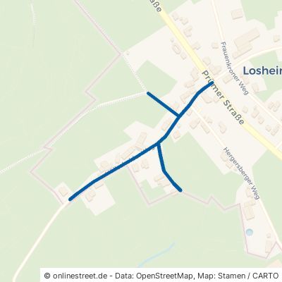 Hüllscheider Weg Hellenthal Losheim 