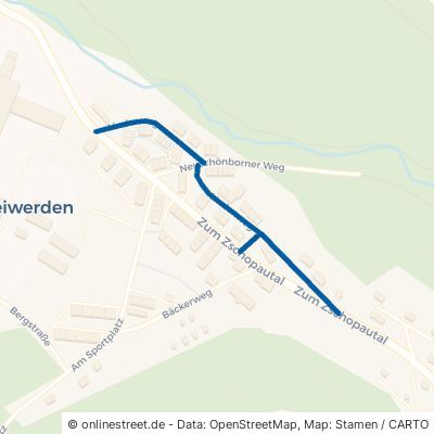 Lindenweg Rossau Schönborn-Dreiwerden 