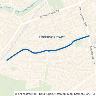 Gustav-Freytag-Straße Erfurt Löbervorstadt 