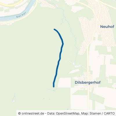Unterer Buchwaldweg Neckargemünd Neuhof 