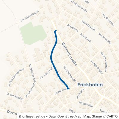 Hinterstraße Dornburg Frickhofen 