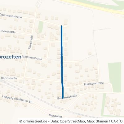 Distelstraße Gemünden am Main Langenprozelten 