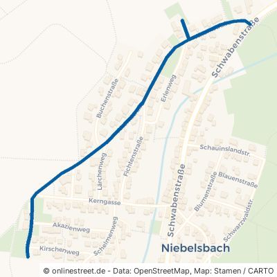 Ahornstraße Keltern Niebelsbach 