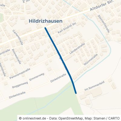 Tübinger Straße Hildrizhausen 