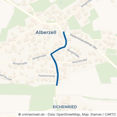 Eichenrieder Straße Gerolsbach Alberzell 