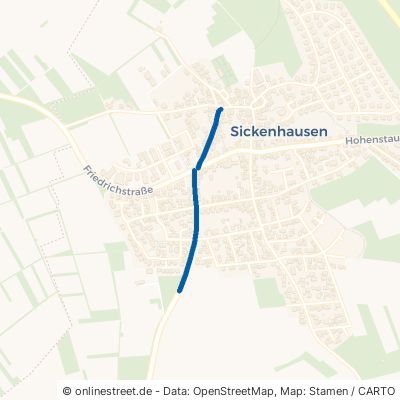 Degerschlachter Straße Reutlingen Sickenhausen 