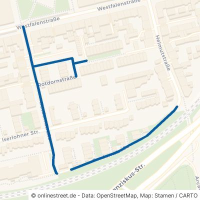 Rotdornstraße Düsseldorf Rath 