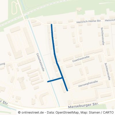 Glück-Auf-Straße Braunsbedra 
