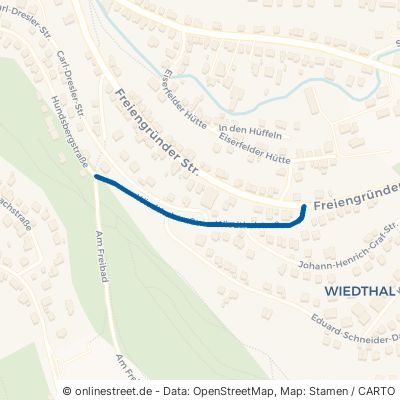 Wiedthalstraße Siegen Eiserfeld 