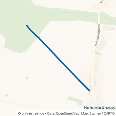 Waldweg Hohenmocker Hohenbrünzow 