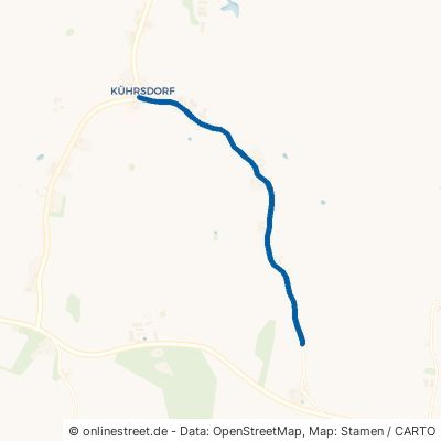 Butscherweg Kühren Kührsdorf 