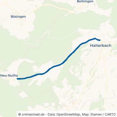 Neunuifraer Straße Haiterbach Altnuifra 