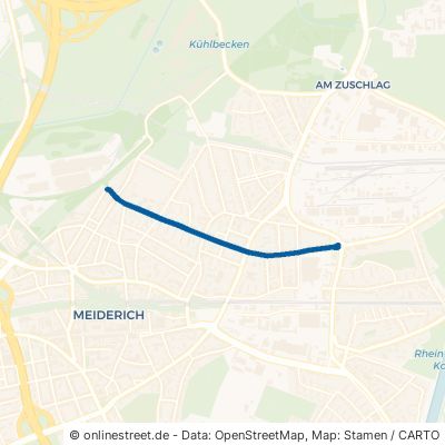 Bronkhorststraße Duisburg Obermeiderich 