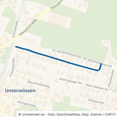 Kirchackerweg Unterwössen Au 