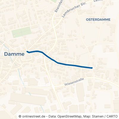 Gartenstraße Damme Osterdamme 