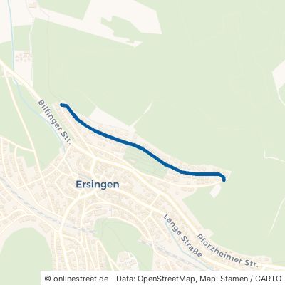 Häldenstraße Kämpfelbach Ersingen 