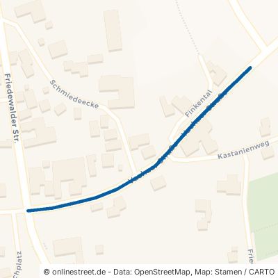 Vachaer Straße Hohenroda Ausbach 