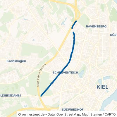 Veloroute 10 24116 Kiel Schreventeich 