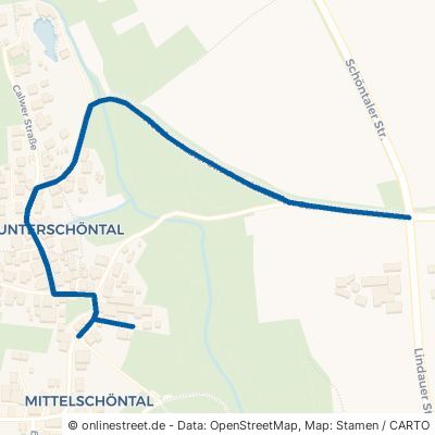 Freudenstadter Straße Backnang Unterschöntal 