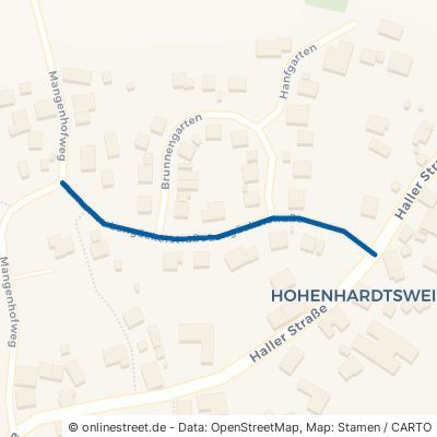 Langäckerstraße Oberrot Hohenhardtsweiler 