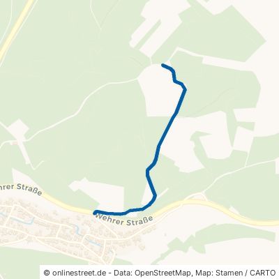 Lindenbühlweg Schopfheim Eichen 