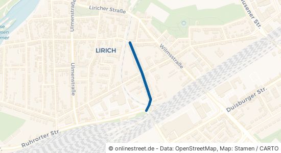 Siebenbürgenstraße Oberhausen Lirich-Nord 