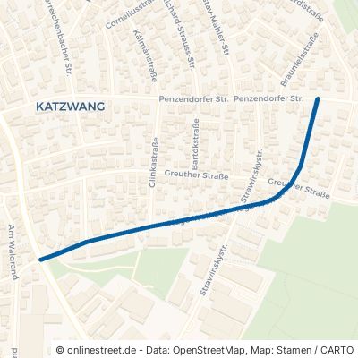 Hugo-Wolf-Straße Nürnberg Katzwang 