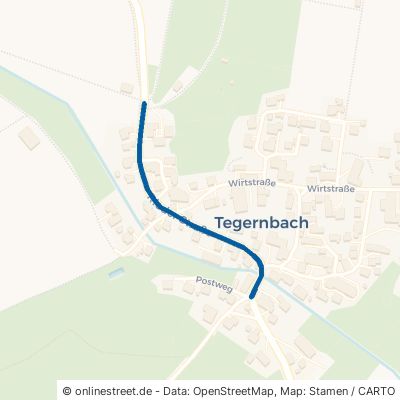 Rieder Straße Mittelstetten Tegernbach 