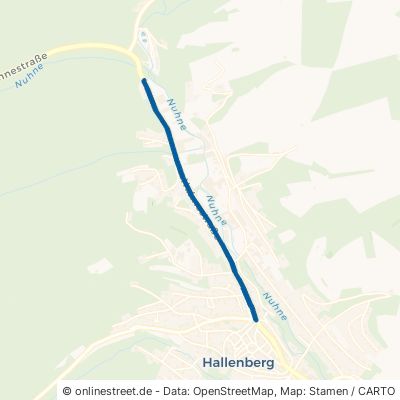 Nuhnestraße Hallenberg 