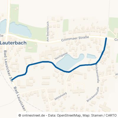 Hauptstraße Bad Lausick Lauterbach 