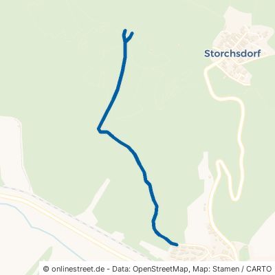 Wanderweg Storchsdorf Rottenbach Königsee Rottenbach 