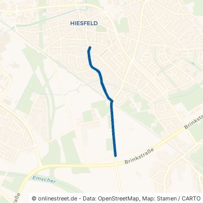 Holtener Straße Dinslaken Hiesfeld 